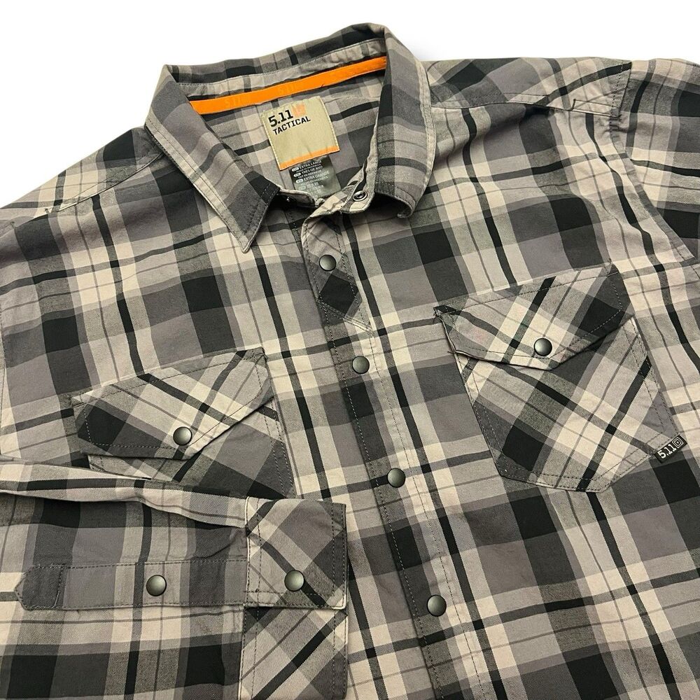 511 Tactical Mens Long‎ Sleeve Shirt Snap XL